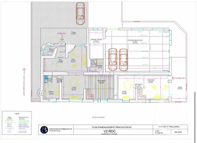 maison à vendre - 7 pièces - 185.0 m2 - TREILLIERES - 44 - PAYS-DE-LOIRE - Century 21 A.B.E.