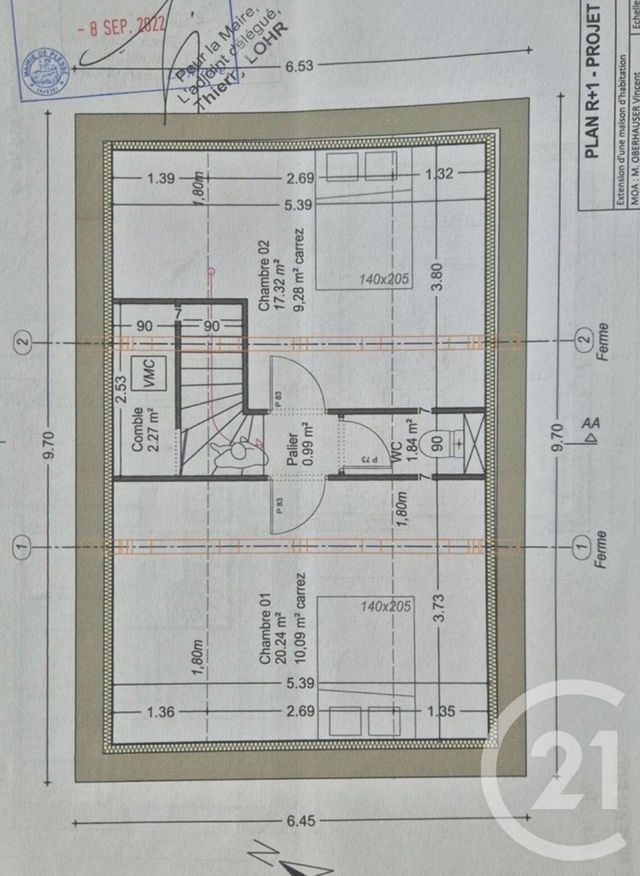 maison à vendre - 5 pièces - 100.0 m2 - PLESSE - 44 - PAYS-DE-LOIRE - Century 21 A.B.E.